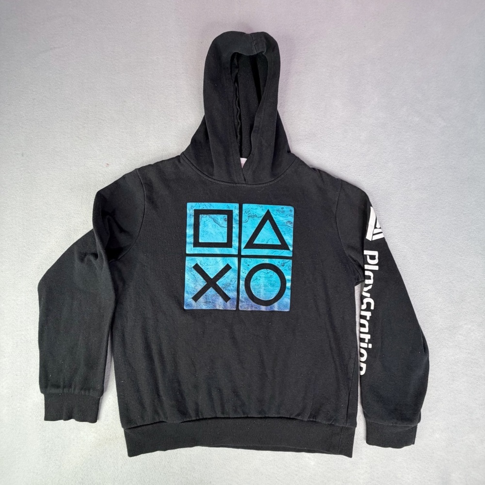 PLAYSTATION 5 Game Controller PS5 BOYS Youth HOODIE Sweatshirt Size 18